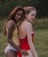 Kate and Nirmala in Gentle Caress