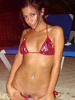 raven riley dripping wet by the pool